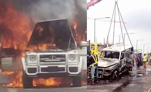 When Fayose’s G-Wagon Suddenly Caught Fire On Motion, Blamed Arsonist, Possible Causes - autojosh