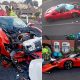 Watch : Moment $631,000 Ferrari SF90 Smashes Into Five Parked Cars, Driver Runs Away - autojosh