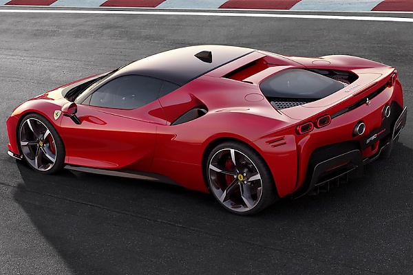 Watch : Moment $631,000 Ferrari SF90 Smashes Into Five Parked Cars, Driver Runs Away - autojosh
