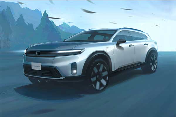 Honda Teases Production Version Of Its All Electric Prologue SUV