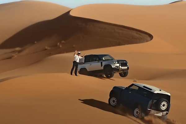 This Land Rover Defender TV Ad Just Got Banned For Lying About The SUV's Parking Sensor Features - autojosh 