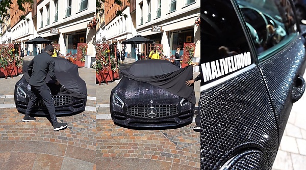 Nigerian Celebrity Jeweller Malivelihood Unveils Diamond-encrusted Mercedes - autojosh