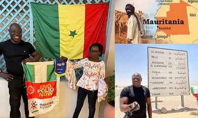 Nigerian On London-Lagos Bike Ride Reaches Senegal, Narrates His Hellish Experience At Mauritania - autojosh