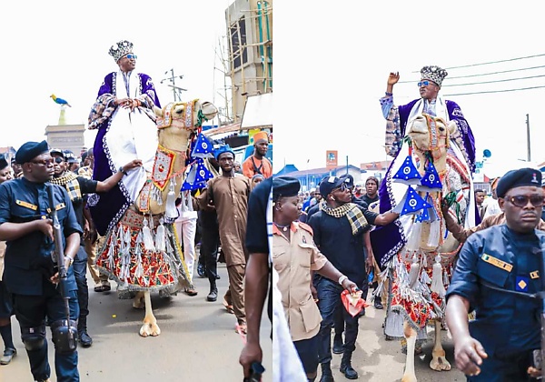 Photos : Oluwo of Iwo Says Camel And Not Rolls-Royce Or Bentley Is The Best Ride For A King - autojosh