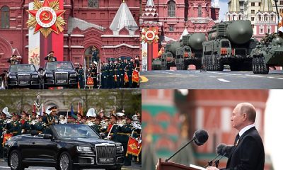 Photos : 11,000 Troops, Т-34–85 Tank, Aurus Convertible, Took Part In Russia's Victory Parade - autojosh