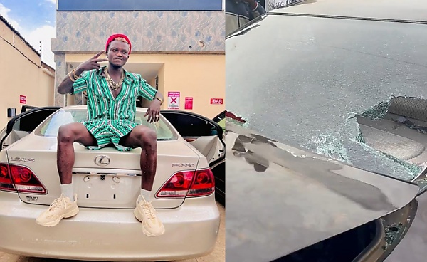 Singer Portable Gets Lexus ES 330, A Day After His Toyota Camry Got Damaged By Fans - autojosh