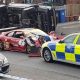 5,520-pound Range Rover SUV Flipped Onto Its Side After A Burglar Smashed A Stolen Ferrari Into It - autojosh