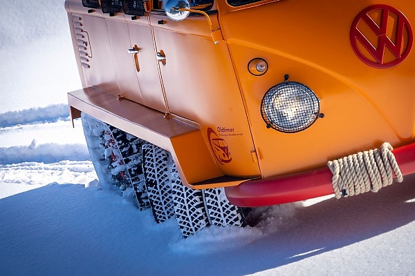 VW Restores 60 Year Old ‘Half-Track Fox’, A 4-Axle ‘Danfo Bus’ With Tank Tracks - autojosh 