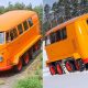 VW Restores 60 Year Old ‘Half-Track Fox’, A 4-Axle ‘Danfo Bus’ With Tank Tracks - autojosh