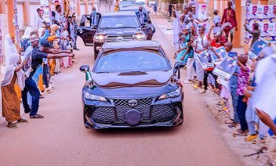 2023 Election : VP Yemi Osinbajo Arrives In Adamawa In Armoured Toyota Avalon - autojosh