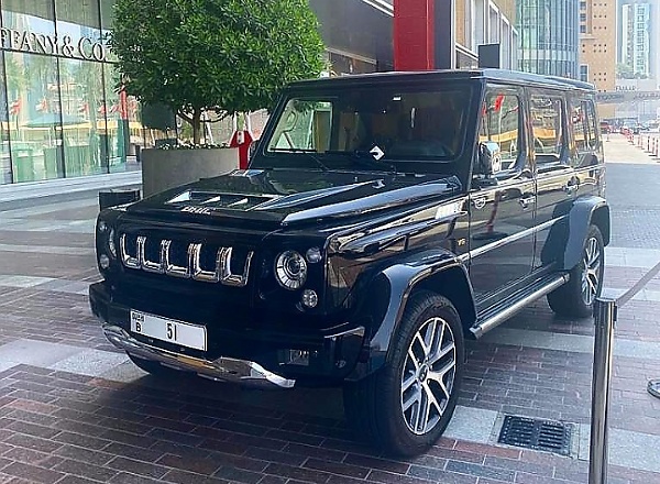 BAIC BJ80, China's Innoson G80 SUV, Spotted In Dubai With $900,000 Number Plate - autojosh