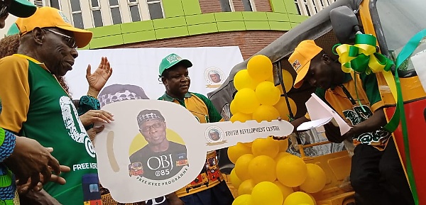 Ex-president Obasanjo Turns 85, Donates 85 Tricycles To Young People Selected Across 36 States - autojosh 