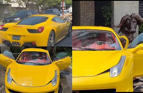 Ferrari 458 Italia Spotted Cruising On The Nigerian Road - autojosh