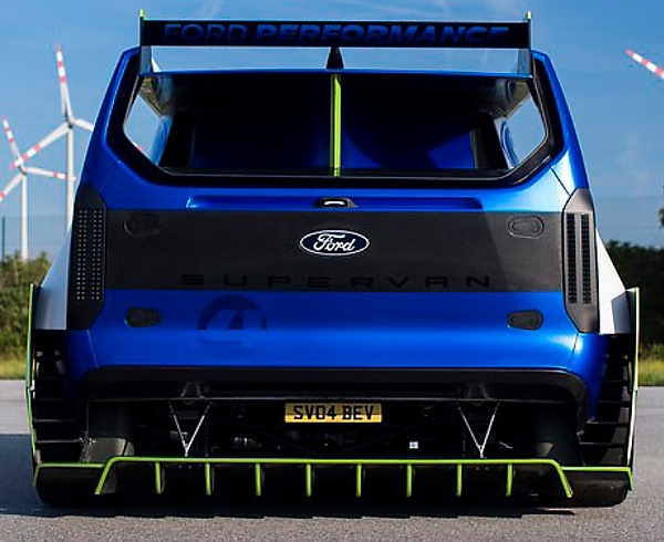 Ford Unveils 1,973-hp Pro Electric SuperVan That Accelerates To 62-mph Faster Than Bugatti Chiron - autojosh 