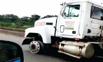 FRSC : Truck Driver, Who Drove On Damaged Wheels, To See Psychiatrist, Pay For Damaging New Road - autojosh
