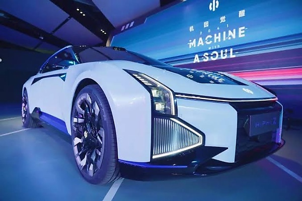 Futuristic HiPhi Z Electric Sedan Coupe Spied Undisguised In China - autojosh 