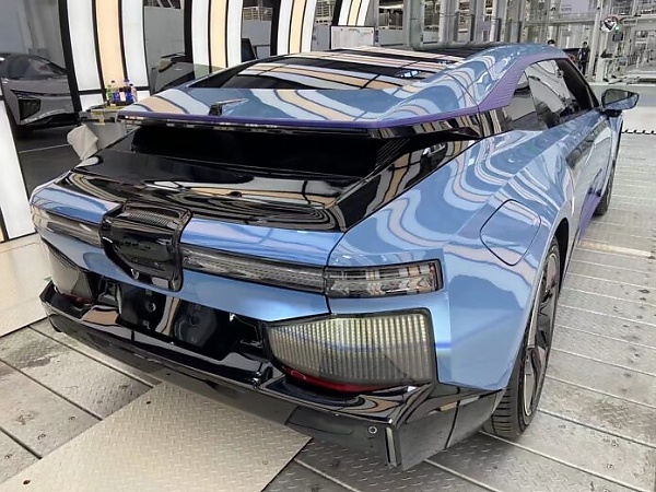 Futuristic HiPhi Z Electric Sedan Coupe Spied Undisguised In China - autojosh 