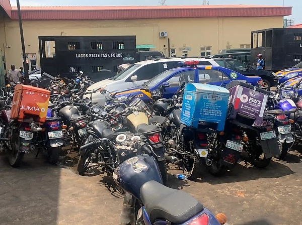 Lagos Warns Power Bike, Dispatch Riders Plying One-way, Set To Crush 250 Power Bikes, Okadas - autojosh 