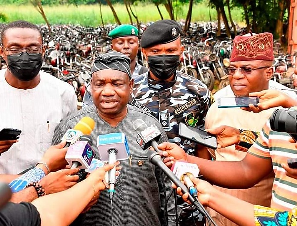 PHOTOS: LASG Crushes 2,228 Impounded Motorcycles (OKADA) On Friday, June 3, 2022 - autojosh 