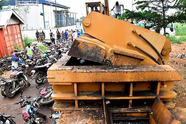 PHOTOS: LASG Crushes 2,228 Impounded Motorcycles (OKADA) On Friday, June 3, 2022 - autojosh 