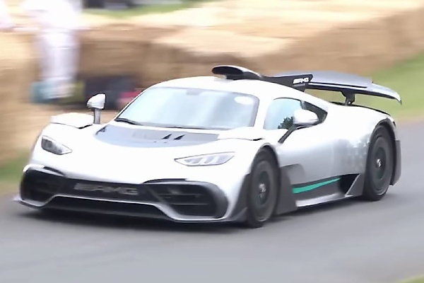 Watch As F1-engined Mercedes-AMG One Get Pushed To Its Limit At The Festival of Speed - autojosh 
