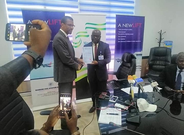 NCAA Presents Air Transport Licence (ATL) To Nigeria Air - autojosh 