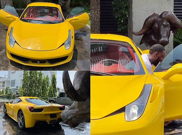 Singer Timaya Acquires Ferrari 458 Sports Car - autojosh