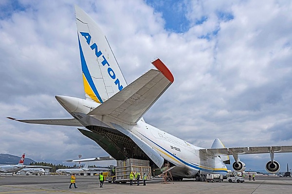 Ukraine-owned Antonov An-124 Cargo Plane Flies 200-tonnes Gas Power Plant To Kano, Nigeria - autojosh 