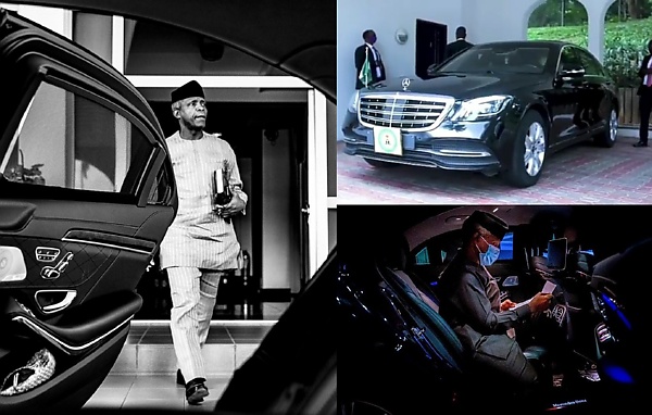 Vice-president Osibanjo And His Armored Mercedes S-Class S550 Official State Car - autojosh