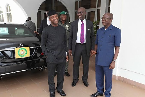 Vice-president Osibanjo And His Armored Mercedes S-Class S550 Official State Car - autojosh 