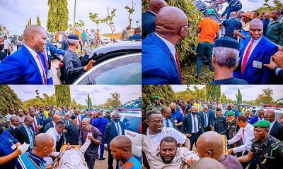 Photos : VP Osinbajo Hopped Out Of His Official Car To Help An Accident Victim - autojosh
