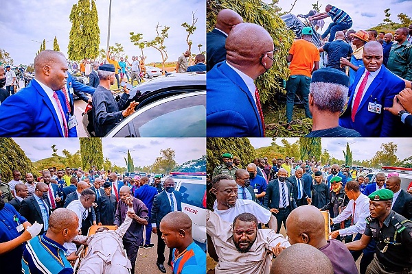 Photos : VP Osinbajo Hopped Out Of His Official Car To Help An Accident Victim - autojosh