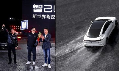 China's Zhiji L7 Electric Car Drifted 43.6-km In 1 Hr 6 Mins, Breaks Guinness World Record - autojosh