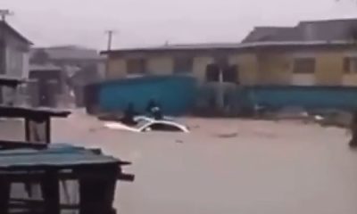 2 Missing After Raging Flood Swept Away Lexus SUV, A Toyota Car In Agege (Video) - autojosh