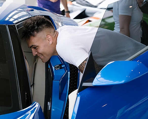 Inter Milan Striker Lautaro Martinez Visits Lamborghini To Configure His Urus SUV - autojosh 