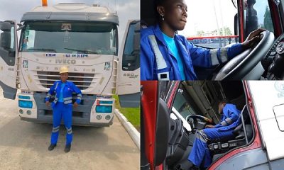 Meet Iyeyemi Adediran, A 26 Year Old Female Truck Driver With 4-years Driving Experience - autojosh