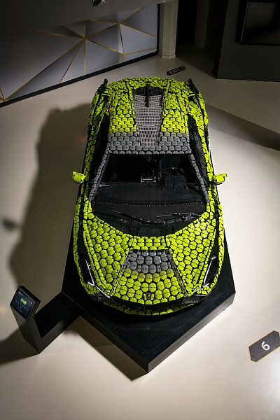Life-size LEGO Lamborghini Sian FKP 37 Goes On Display, Took 8,660 Hours To Make - autojosh