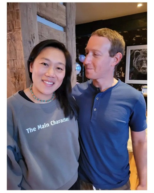 mark zuckerberg and his wife