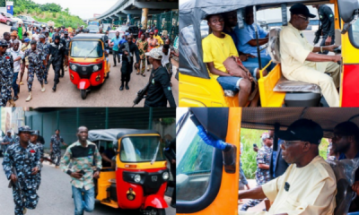 85-Year-Old Obasanjo Went Behind The Wheels Of Keke To Pick Up And Drop Off Passengers In Abeokuta - autojosh