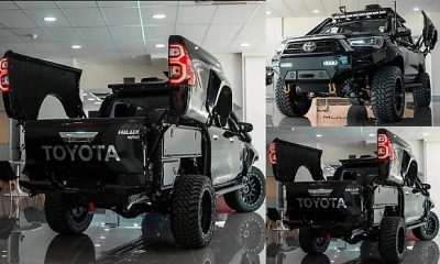 This “Transformer Work Truck” With Hidden Tool Box Is A Toyota Hilux On Steroids - autojosh