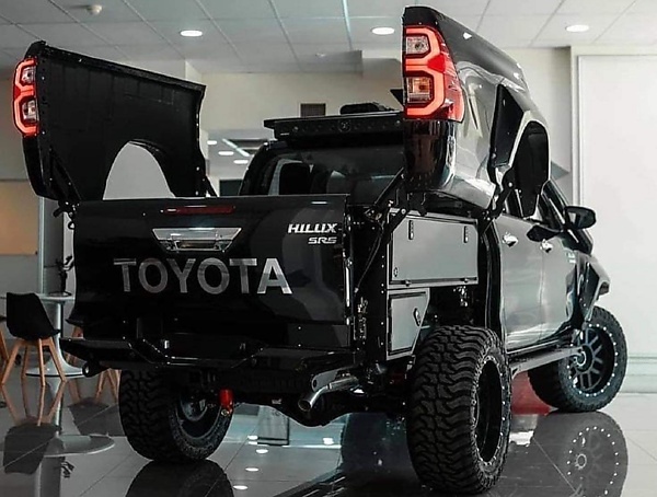 This “Transformer Work Truck” With Hidden Tool Box Is A Toyota Hilux On Steroids - autojosh 