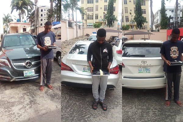 EFCC Arrests Internet Fraud Suspects In Edo And Abuja, Recovers Mercedes CLA, GLK, C300, Venza, EX350, Camry - autojosh 