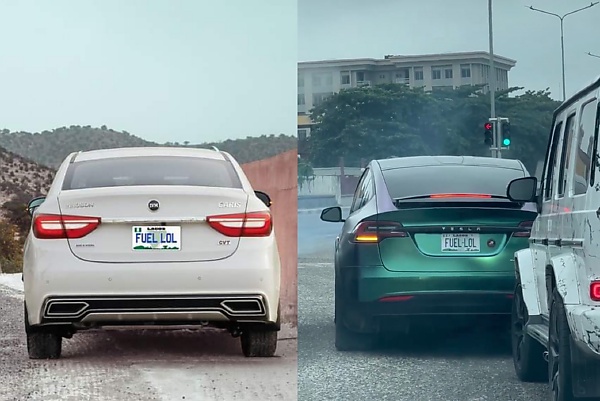 Innoson Joins The Bandwagon, Uses “FUEL - LOL” Number Plate To Promotes Its Gas-powered Cars - autojosh