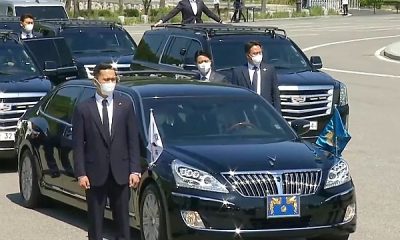 Today's Photos : Hyundai Equus Stretch Edition At The Inauguration Of South Korea's Yoon Suk-yeol - autojosh
