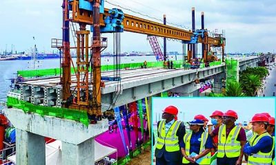 27-km Lagos Blue Rail Line Nears Completion, As Engineers Launch Final Track Beam - autojosh