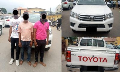 Lagos Police Arrest Driver, Guarantor, Tracker Expert, While Trying To Sell Employer’s Toyota Hilux For N20m - autojosh