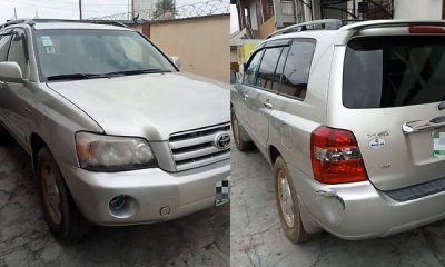 Lagos Police Recovers Stolen SUV, Urges Motorists To Always Report Car Thef - autojosh t