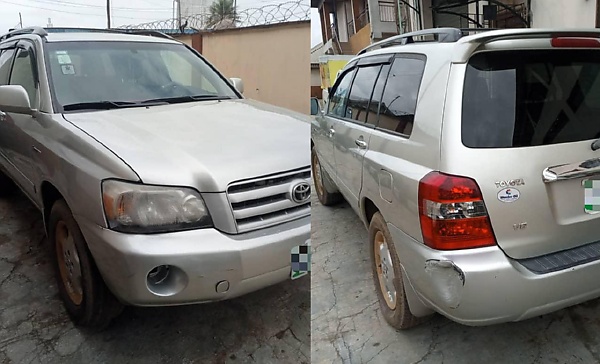 Lagos Police Recovers Stolen SUV, Urges Motorists To Always Report Car Thef - autojosh t