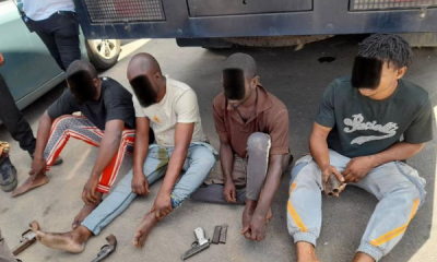 Police Arrest Four Suspected Carjackers Terrorising Iba-Igando-Egbeda Axis Of Lagos State - autojosh