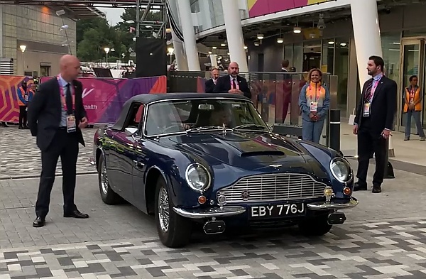 Prince Charles Drove His Aston Martin That Uses Wine As Fuel To Open 2022 Commonwealth Games - autojosh 
